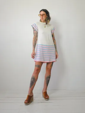 1970's Petite Stripe Sweater Dress