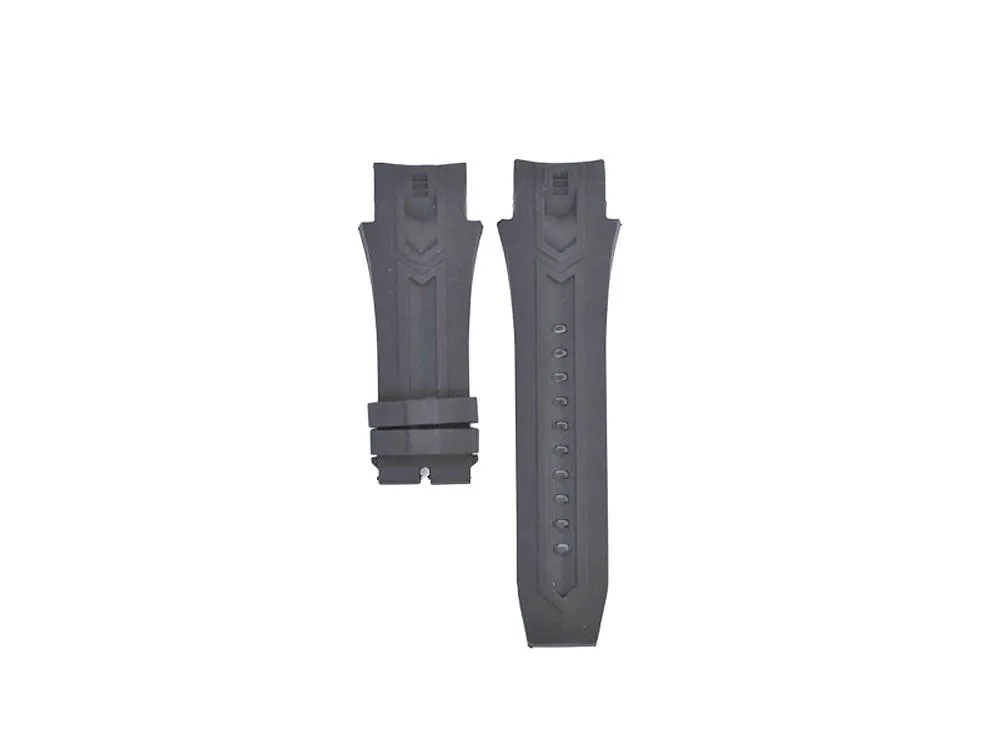 26mm Compatible Invicta Excursion Black Rubber Watch Strap for Models 12691, 12690, 12692, 12688