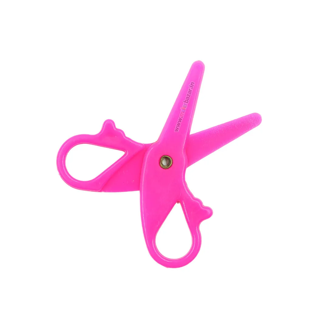 3.5in/90mm Mini DIY Plastic Safety Scissor for School Kids