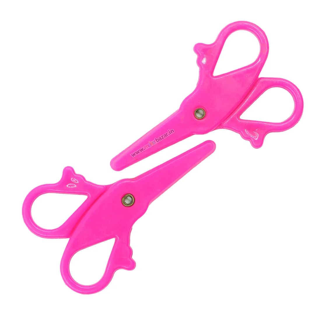 3.5in/90mm Mini DIY Plastic Safety Scissor for School Kids