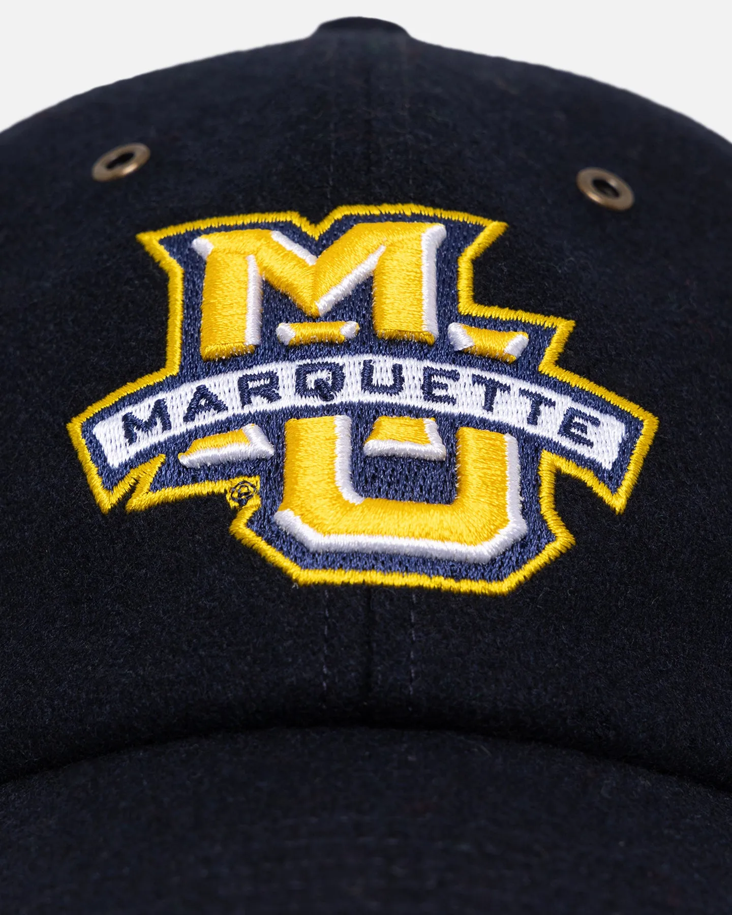 47 Brand Marquette Golden Eagles Wooly Clean Up Strapback Navy