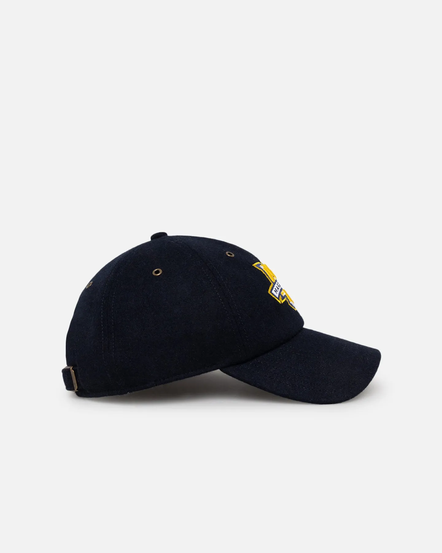 47 Brand Marquette Golden Eagles Wooly Clean Up Strapback Navy