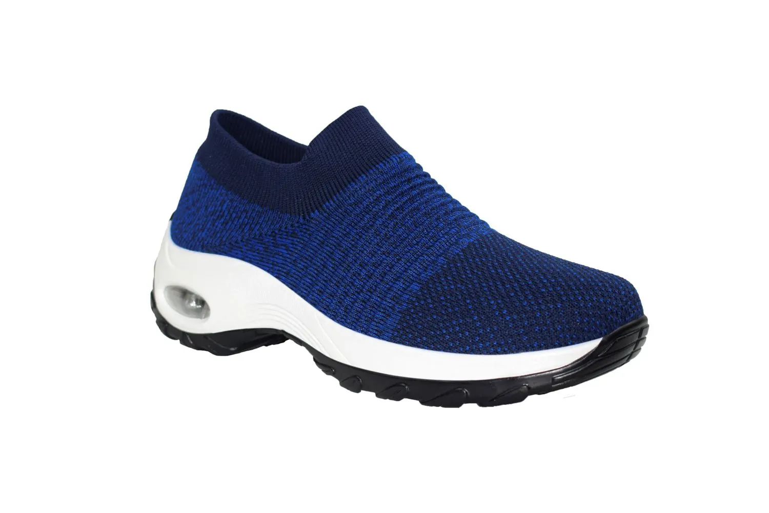 AdTec Womens Comfort Slip On Royal Sneakers Shoes