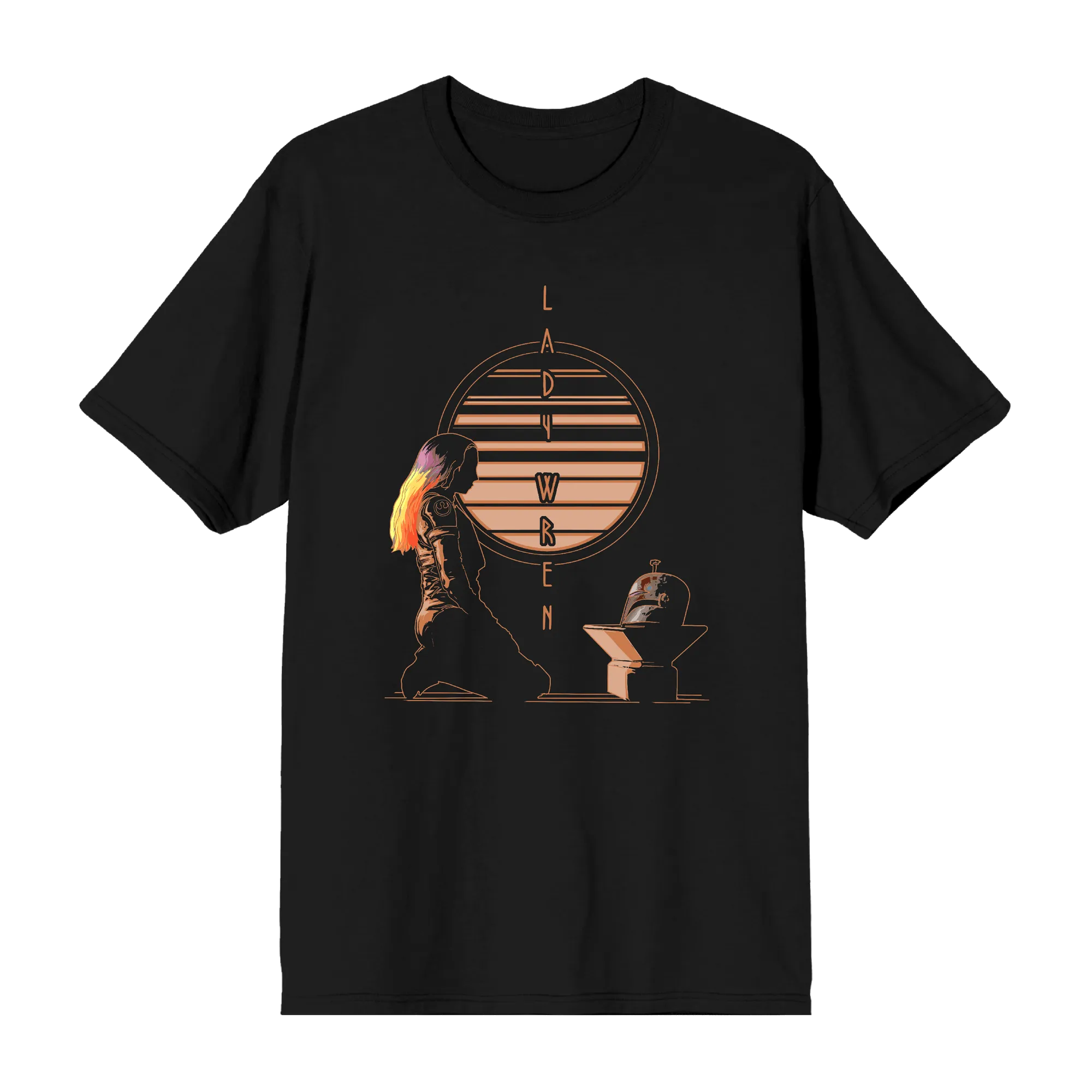 Ahsoka Series Lady Wren Black Tee