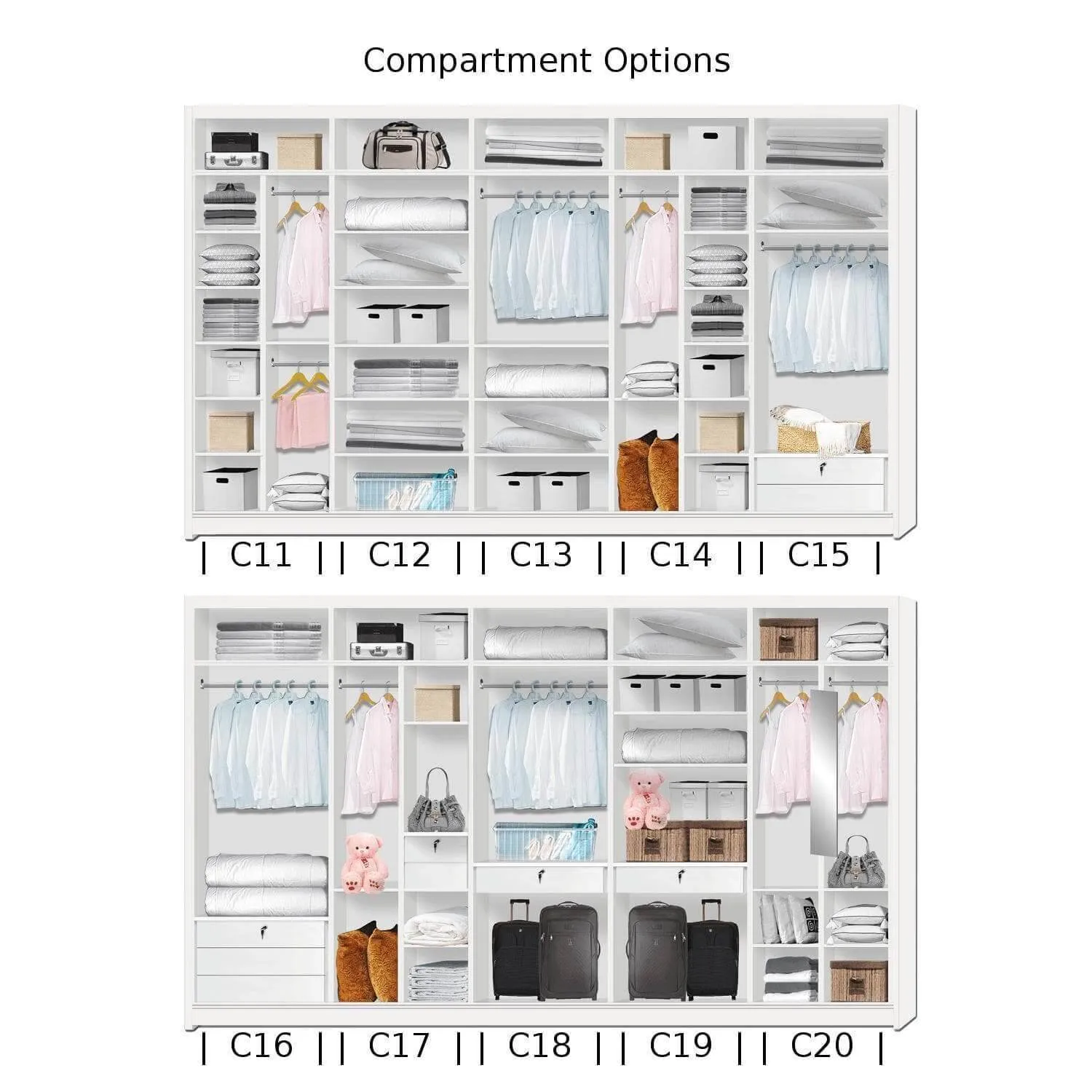 Amity Modular Wardrobe A09