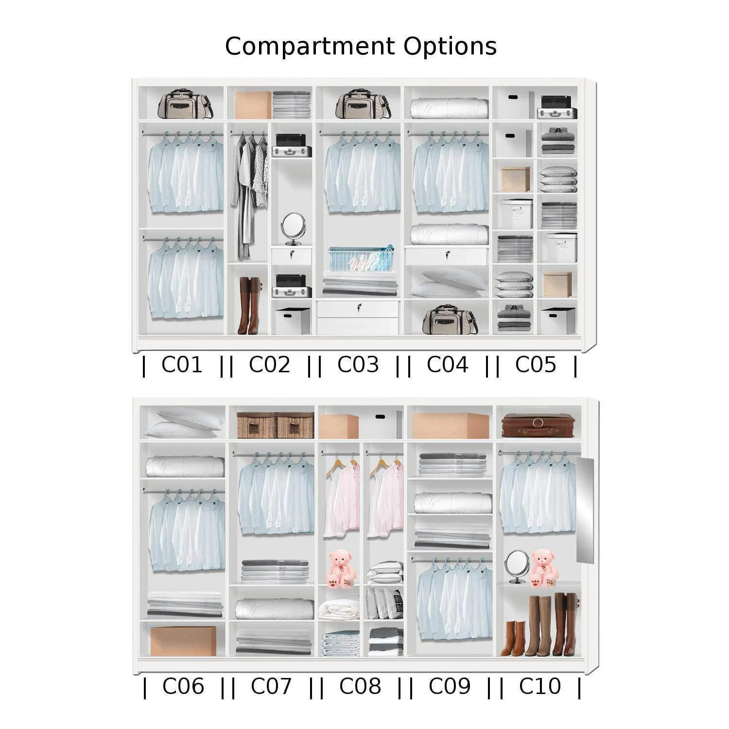 Amity Modular Wardrobe A29