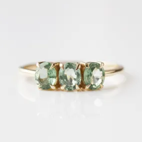 Aubrey Green Sapphire Ring