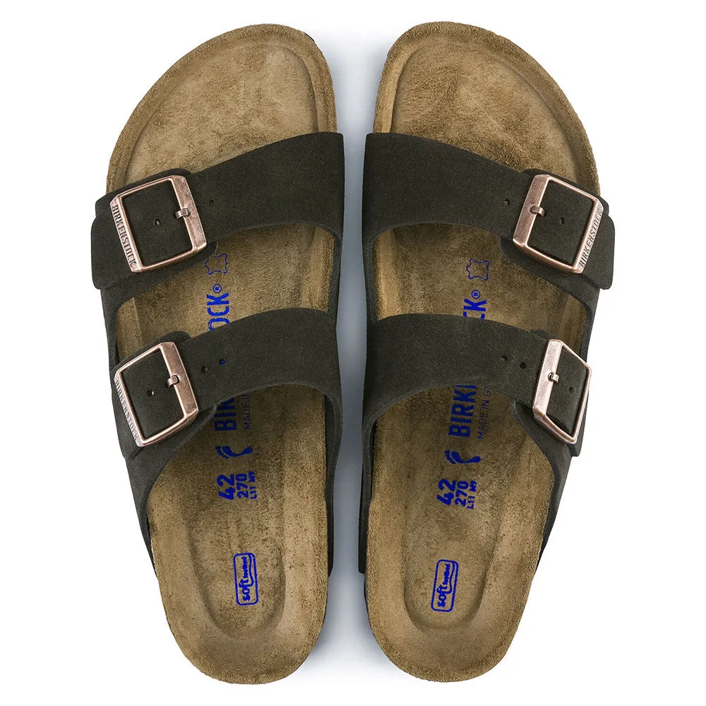 Birkenstock Arizona Soft Footbed Suede Leather Mocha