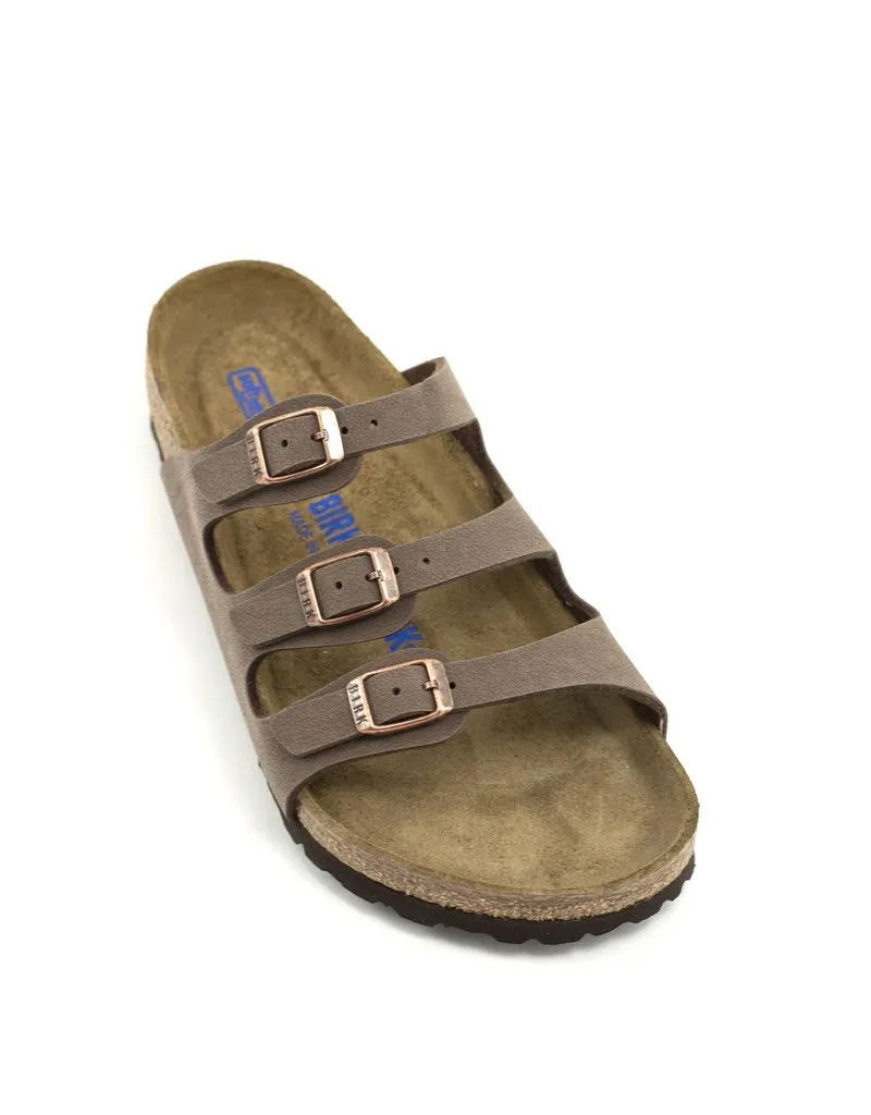 Birkenstock — Florida Birko-Flor Soft Footbed - Mocca Regular Width