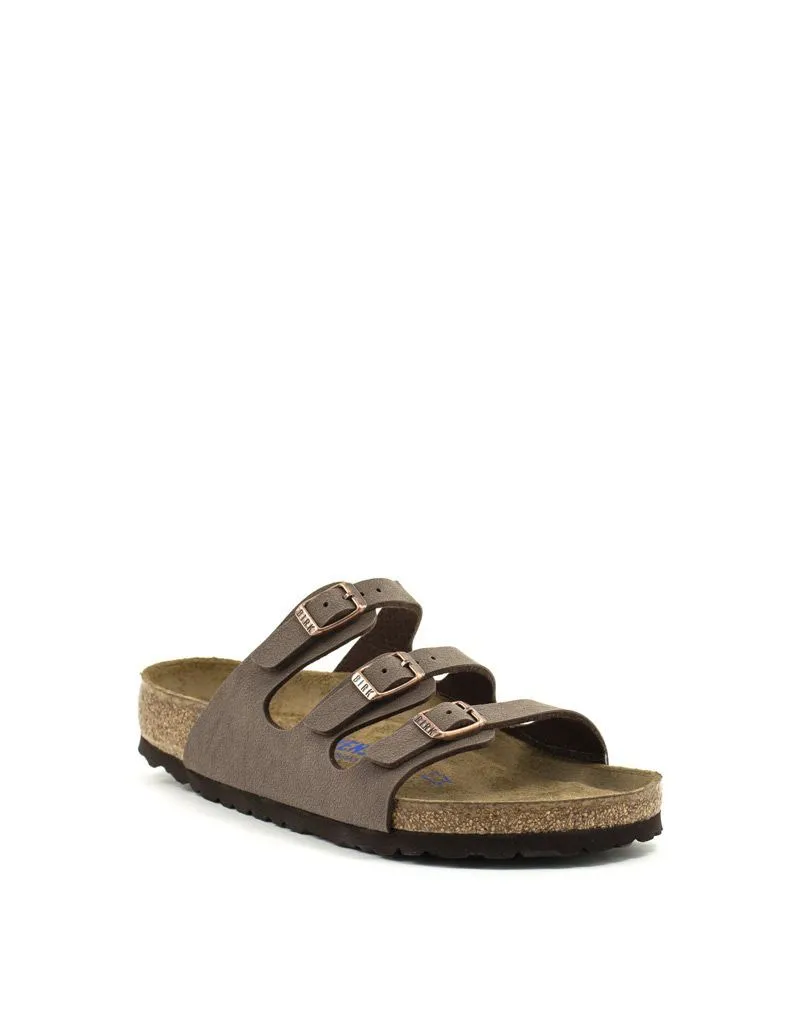 Birkenstock — Florida Birko-Flor Soft Footbed - Mocca Regular Width