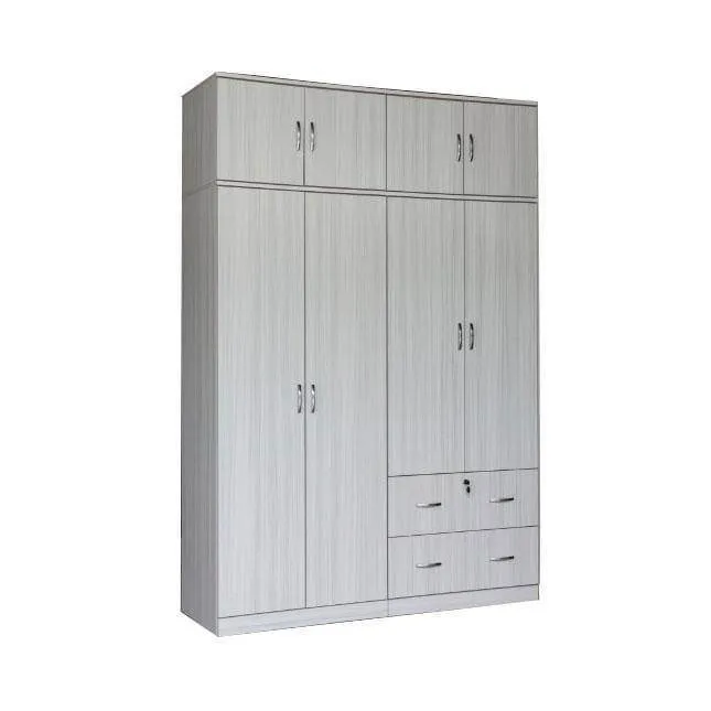 Bourne White Wash 5ft Open Door Wardrobe