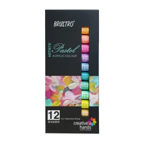 Brustro Artists Pastel Acrylic Colour-Set of 12