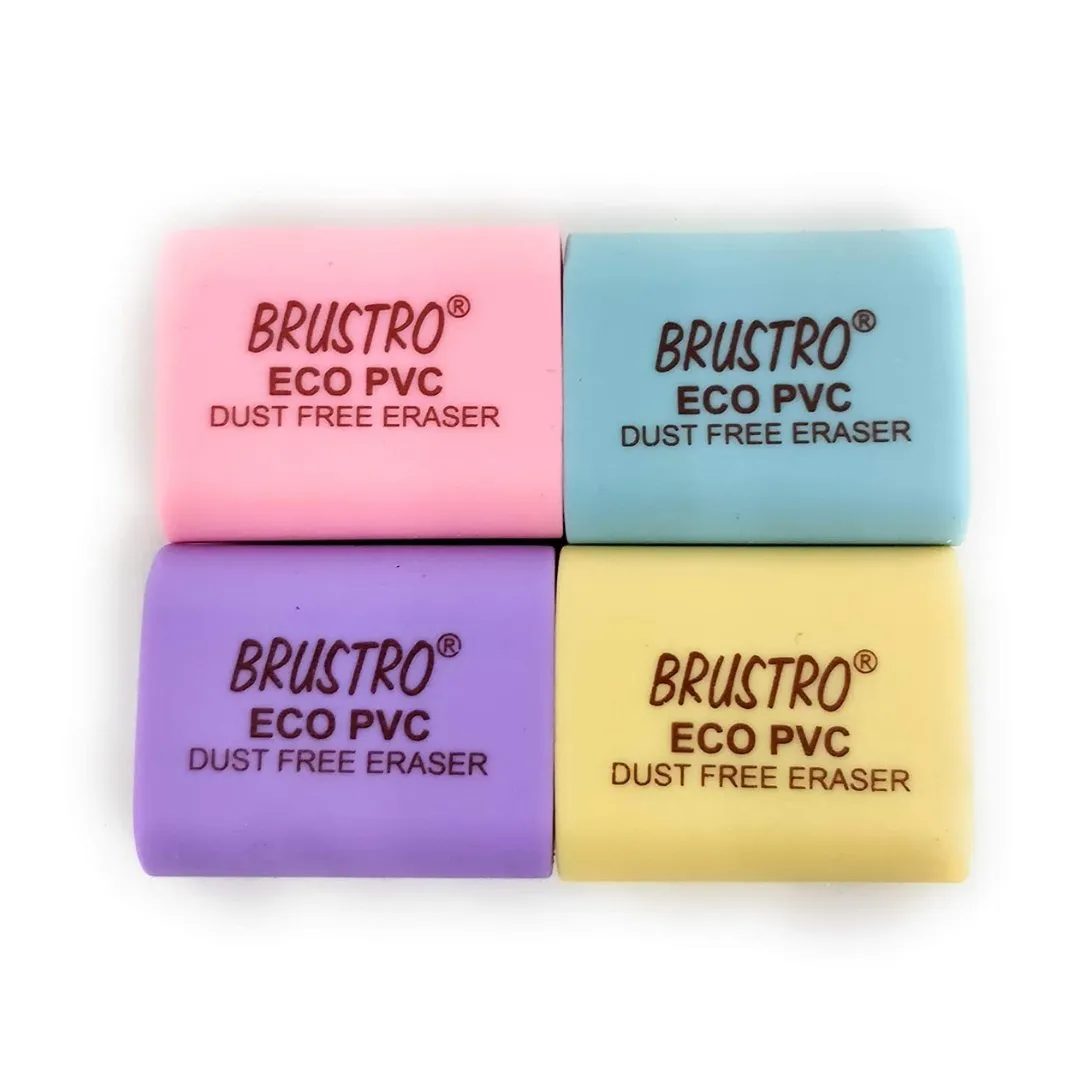 BRUSTRO ECO PVC Dust Free Eraser-Set of 2