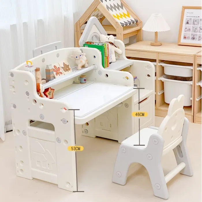 Children 3 in 1 Multifunctional Desk Activity Table