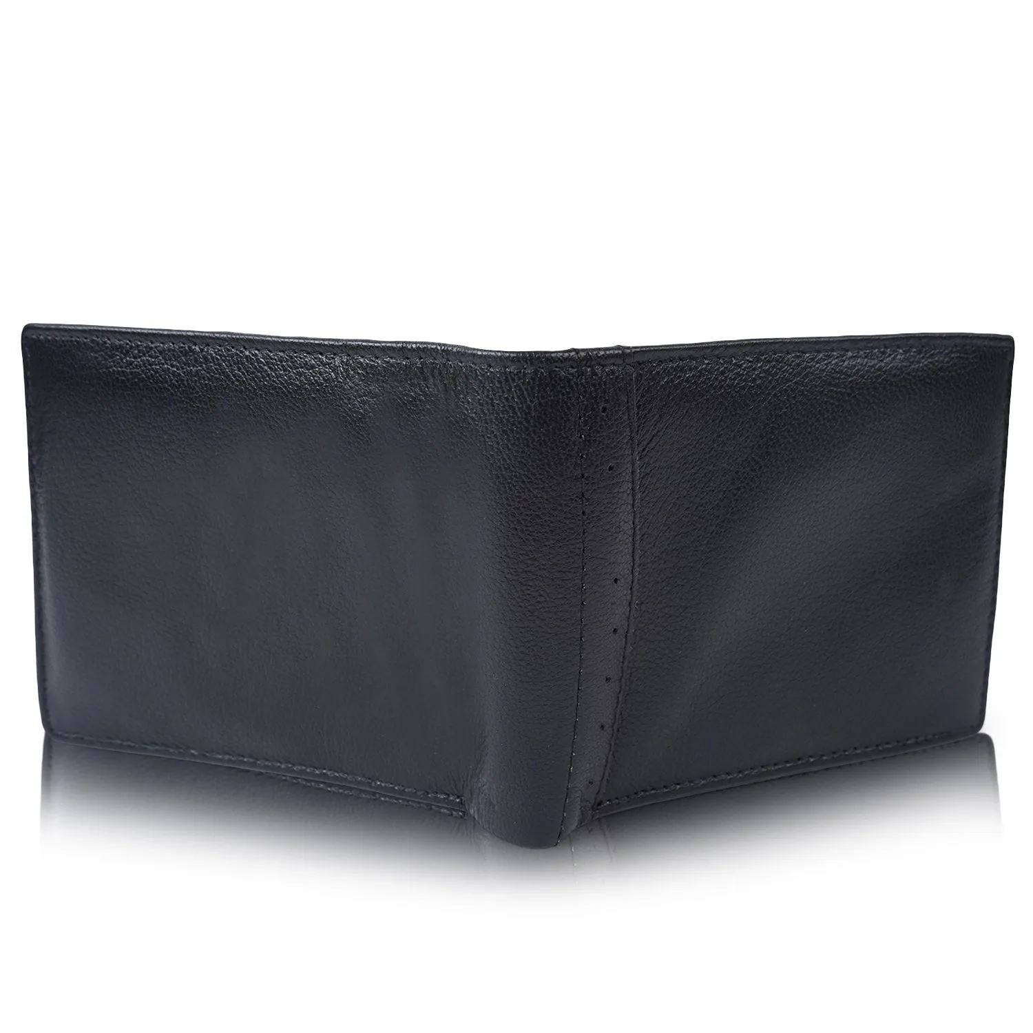 CIMONI Genuine Leather Nappa men wallet Black