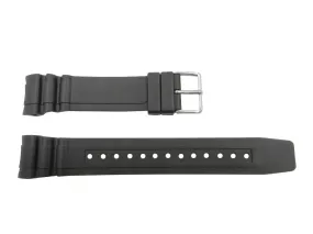 Citizen Pro Master Black Rubber 23mm Curved End Watch Strap