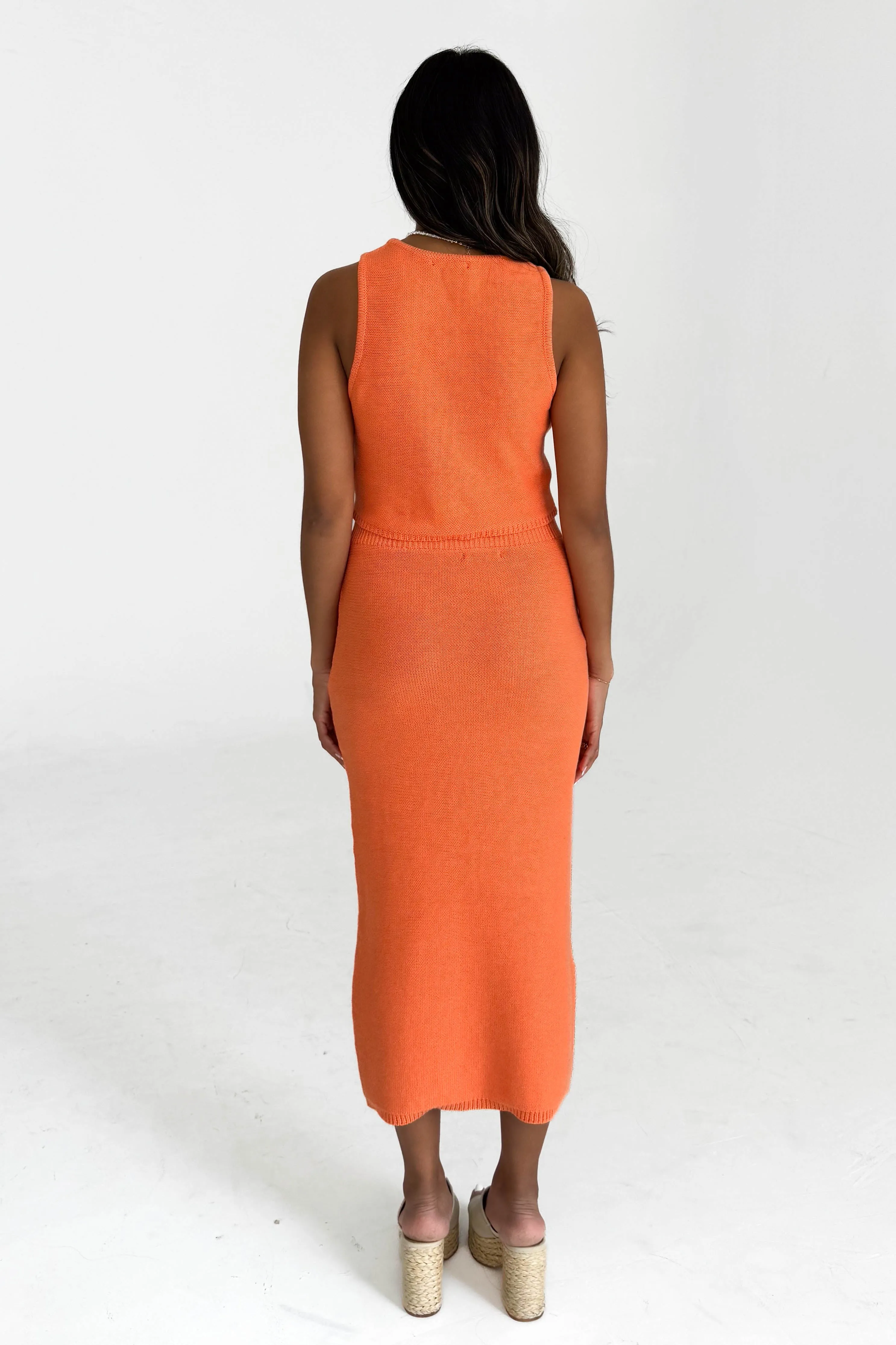 Crushing On You Skirt in Orange