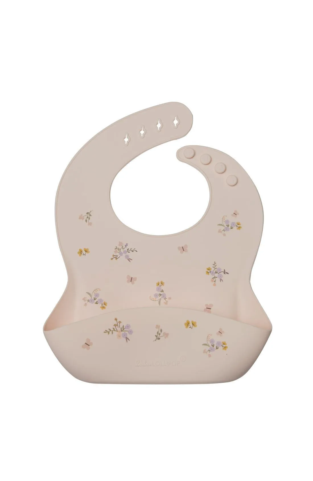 Ditsy Floral Silicone Bib