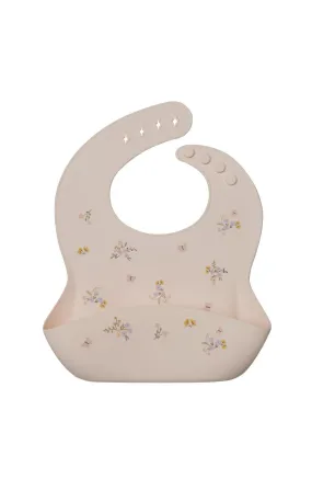 Ditsy Floral Silicone Bib