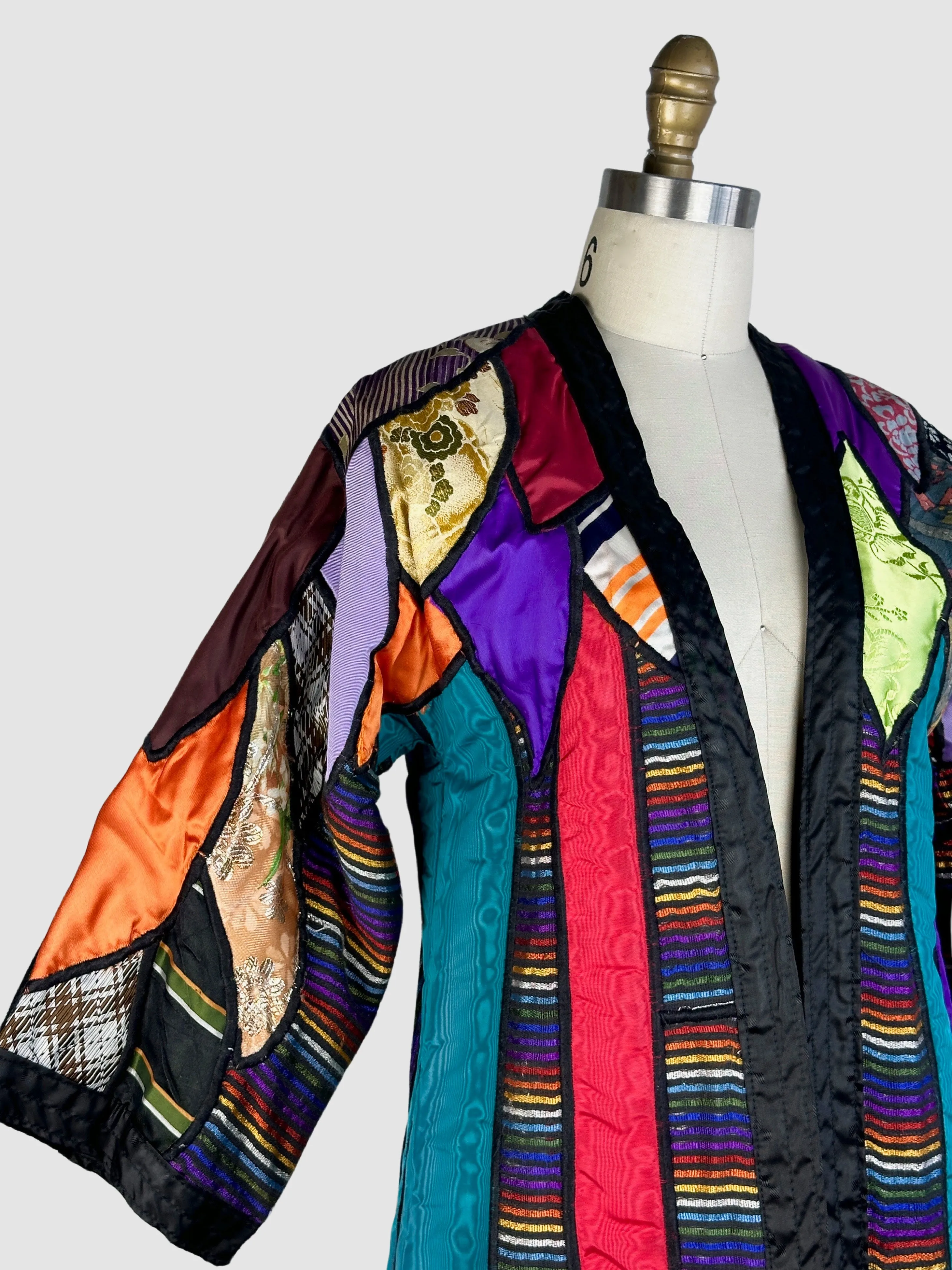 JUDITH ROBERTS La Coleccion 80s Patchwork Coat • Small