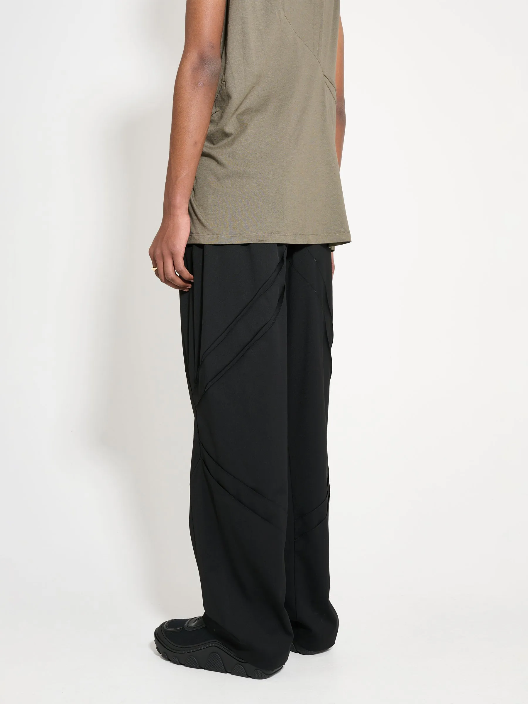 Kiko Kostadinov Melsas Darted Trouser Crow Black