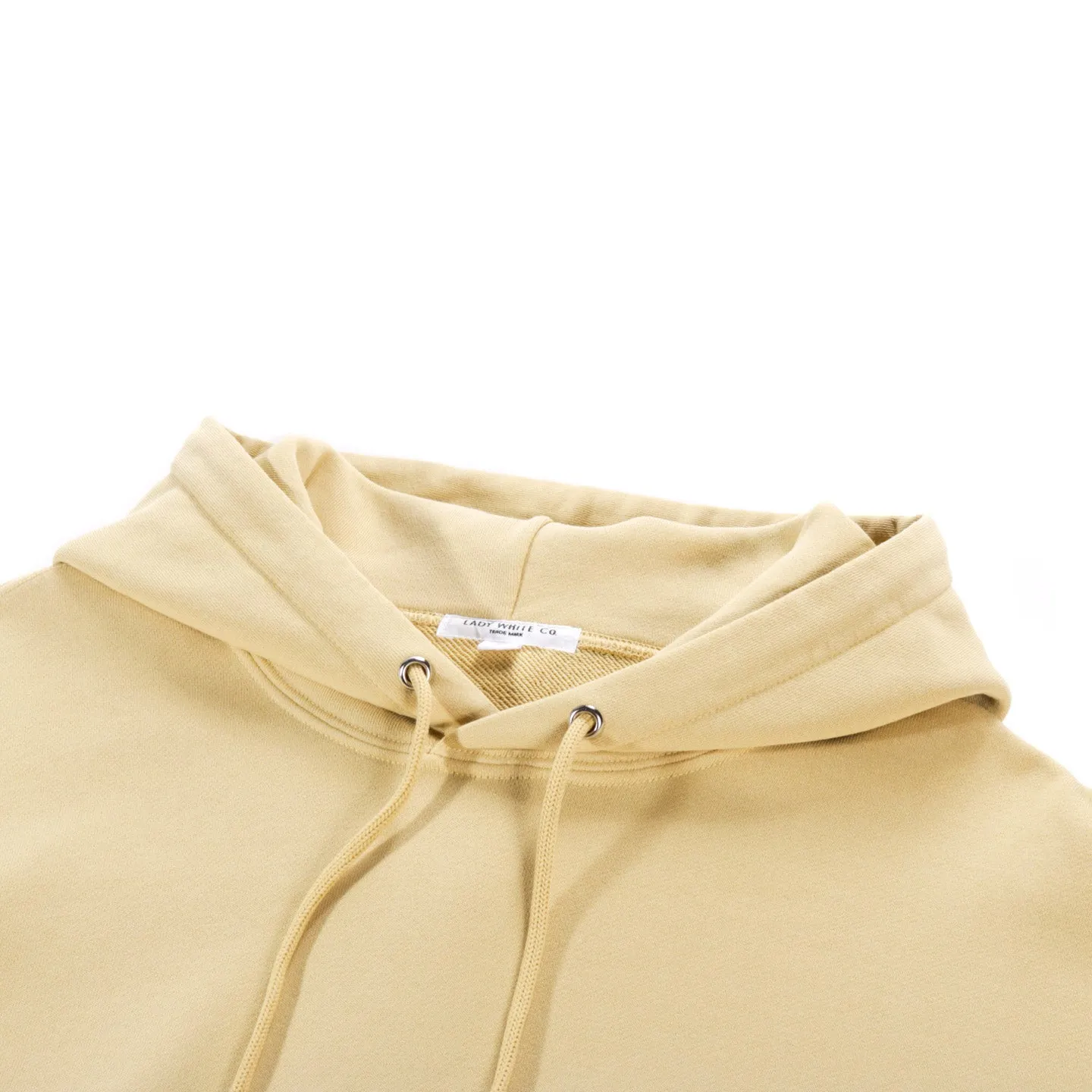 LADY WHITE CO. CLASSIC FIT HOODIE PALE LEMON