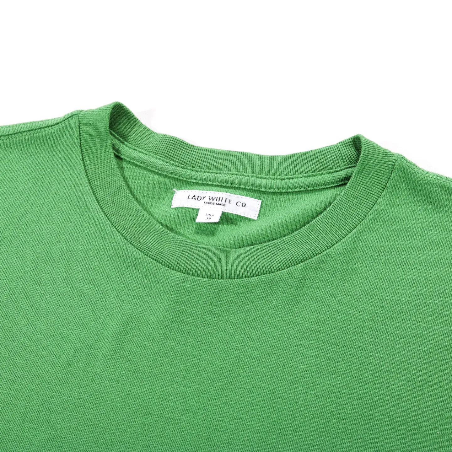 LADY WHITE CO. LITE JERSEY T-SHIRT BRIGHT GREEN