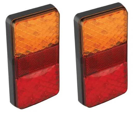 LED Autolamps Rear LED Combination Lamp Kit / Pack of 2 Lamps