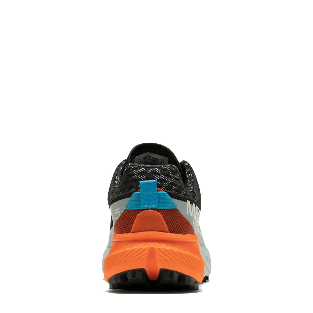 Merrell Men's Agility Peak 5 GTX Sneaker (Black/Tangerine)