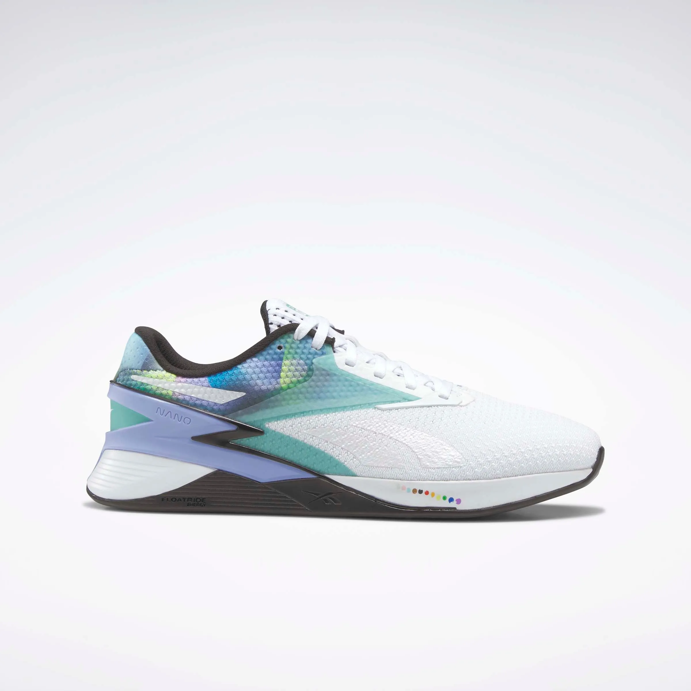 Nano X3 Men's Shoes White/Semi Teal/Lilac Glow