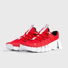 Nike - Free Metcon 5 Men's Training Shoes - UNIVERSITY RED/BLACK-WHITE-FOOTBALL GREY