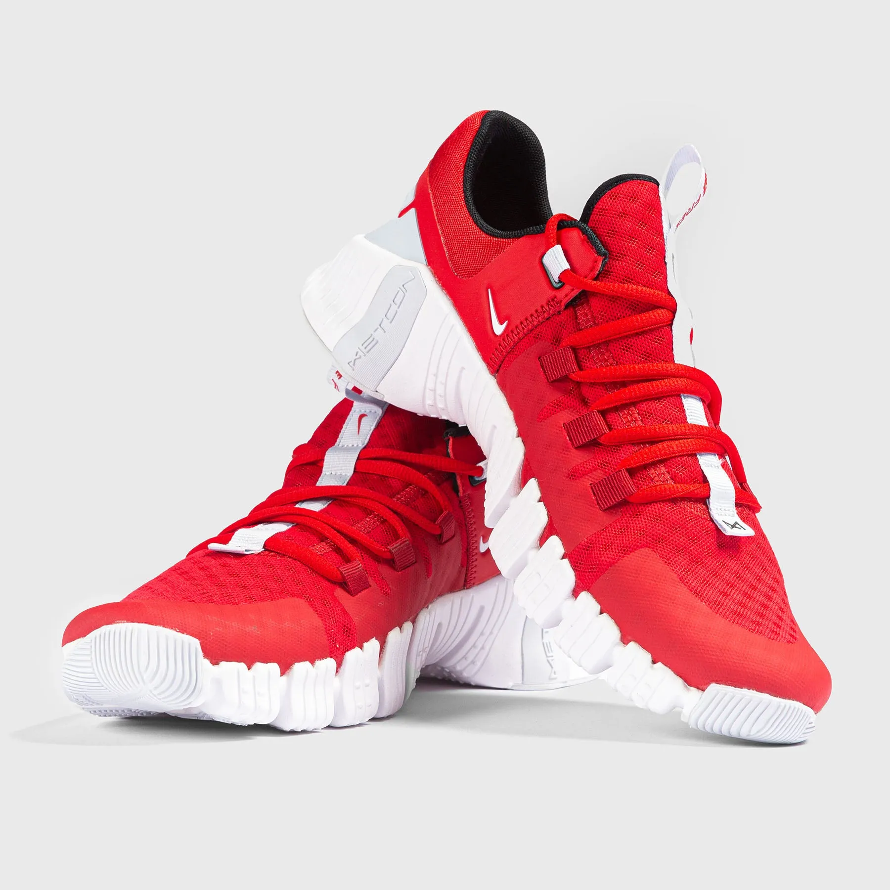 Nike - Free Metcon 5 Men's Training Shoes - UNIVERSITY RED/BLACK-WHITE-FOOTBALL GREY