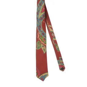 Pashtush mens Fine Wool tie, Printed design, Multicolour