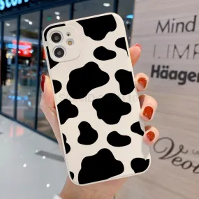 Retro Cow Chocolate iPhone Case