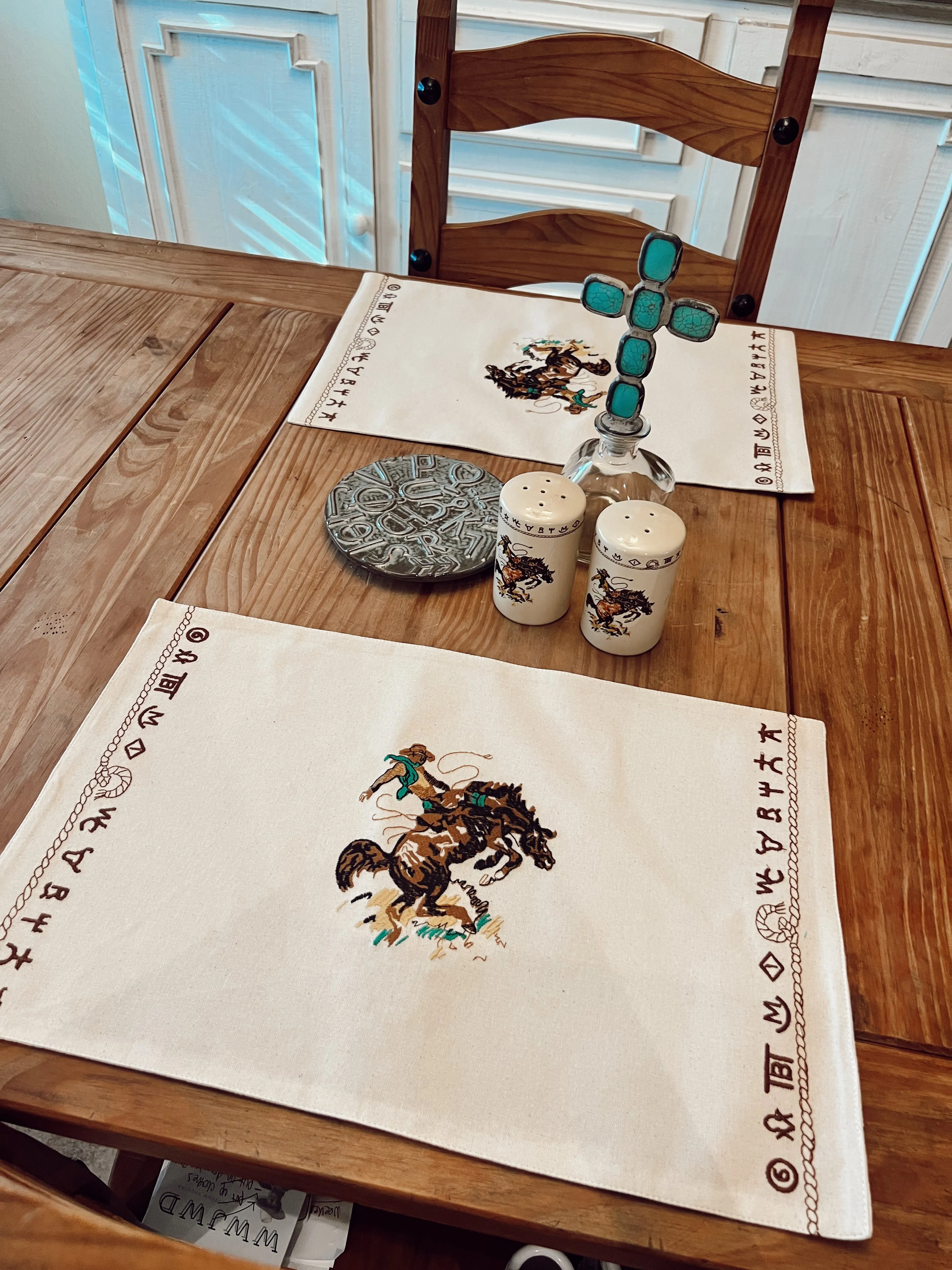 The Bronc Placemat Set