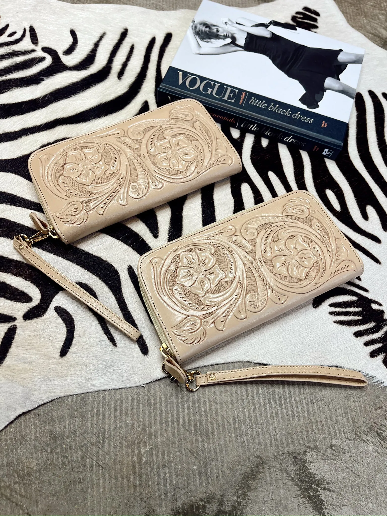 Tooled Wristlet