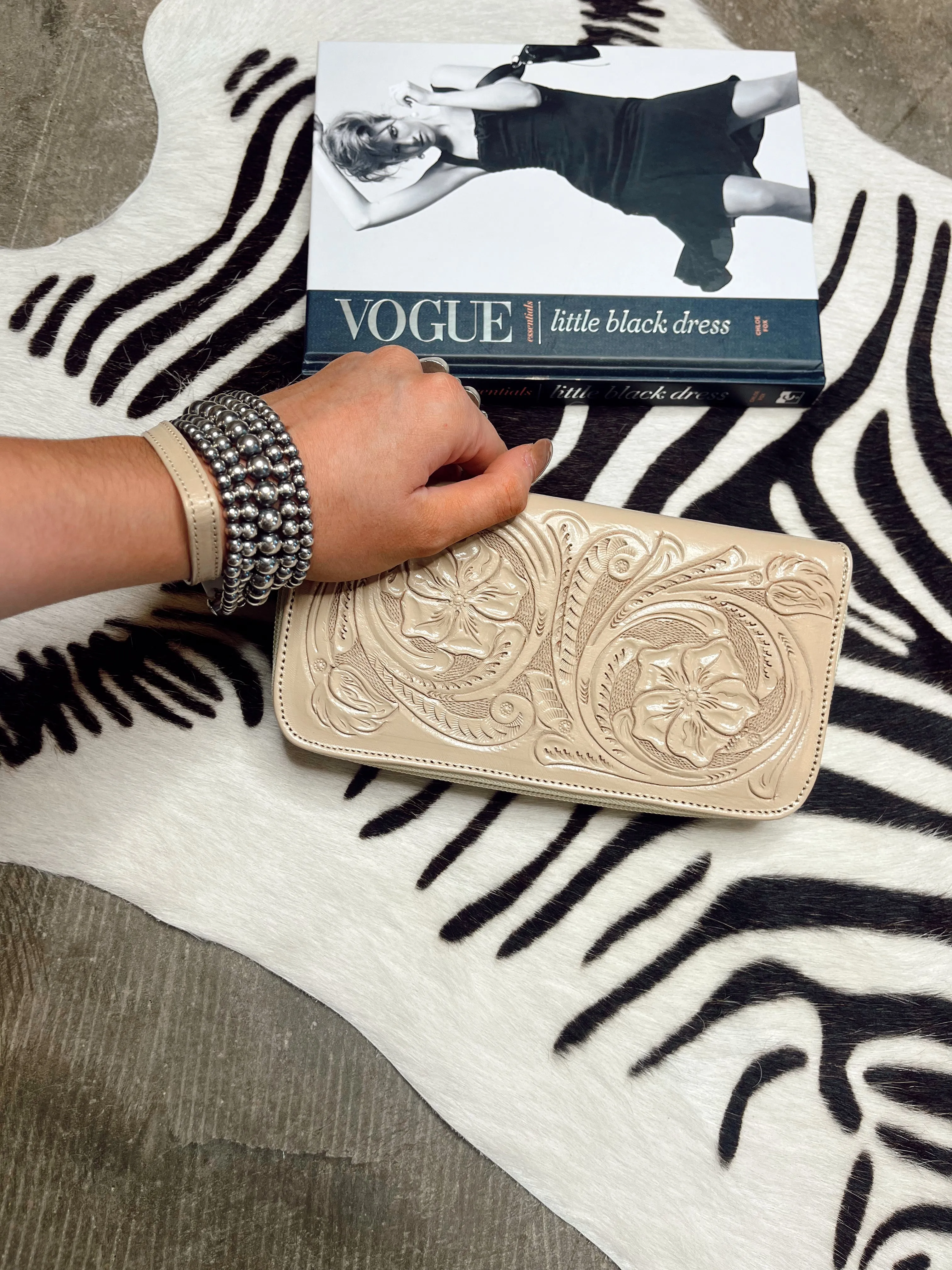 Tooled Wristlet