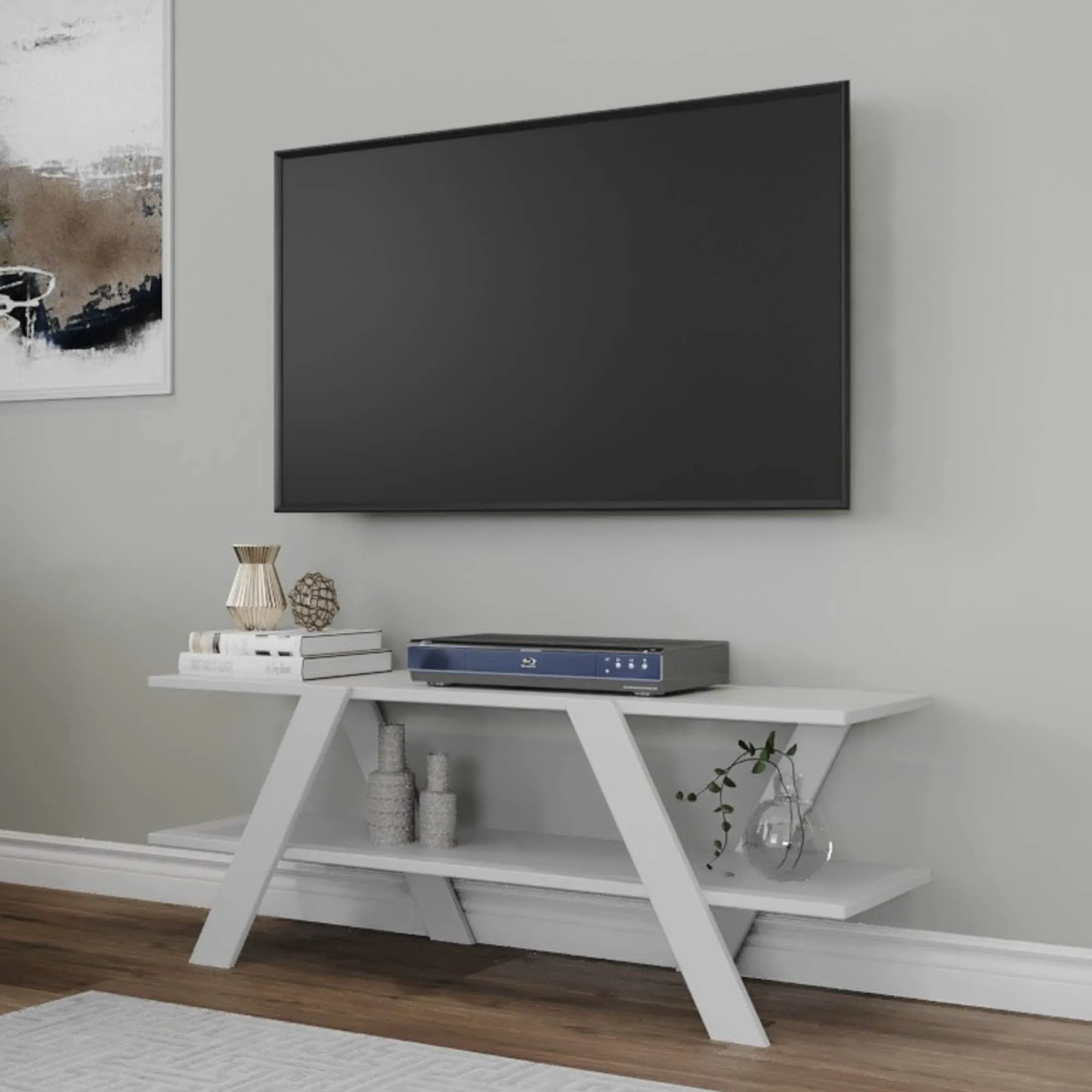 TV Stand April - White