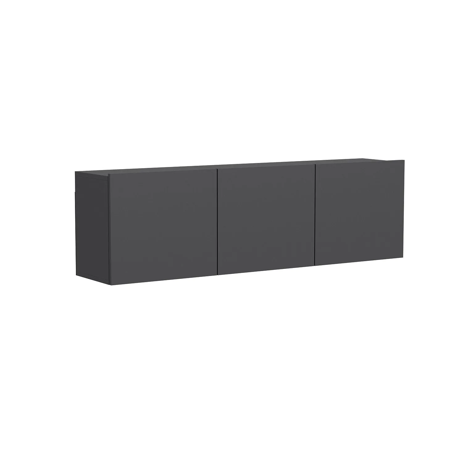 TV Stand White - Anthracite