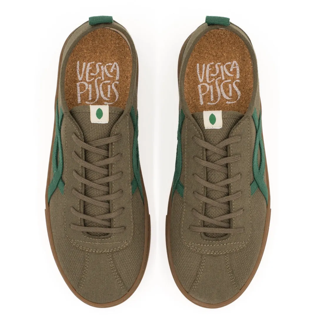 Vegan sneaker kaki KAF015