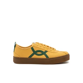 Vegan sneaker mustard KAF004