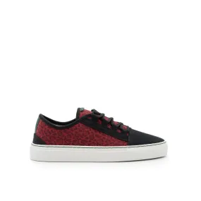 Vegan sneaker red leopard CUV013