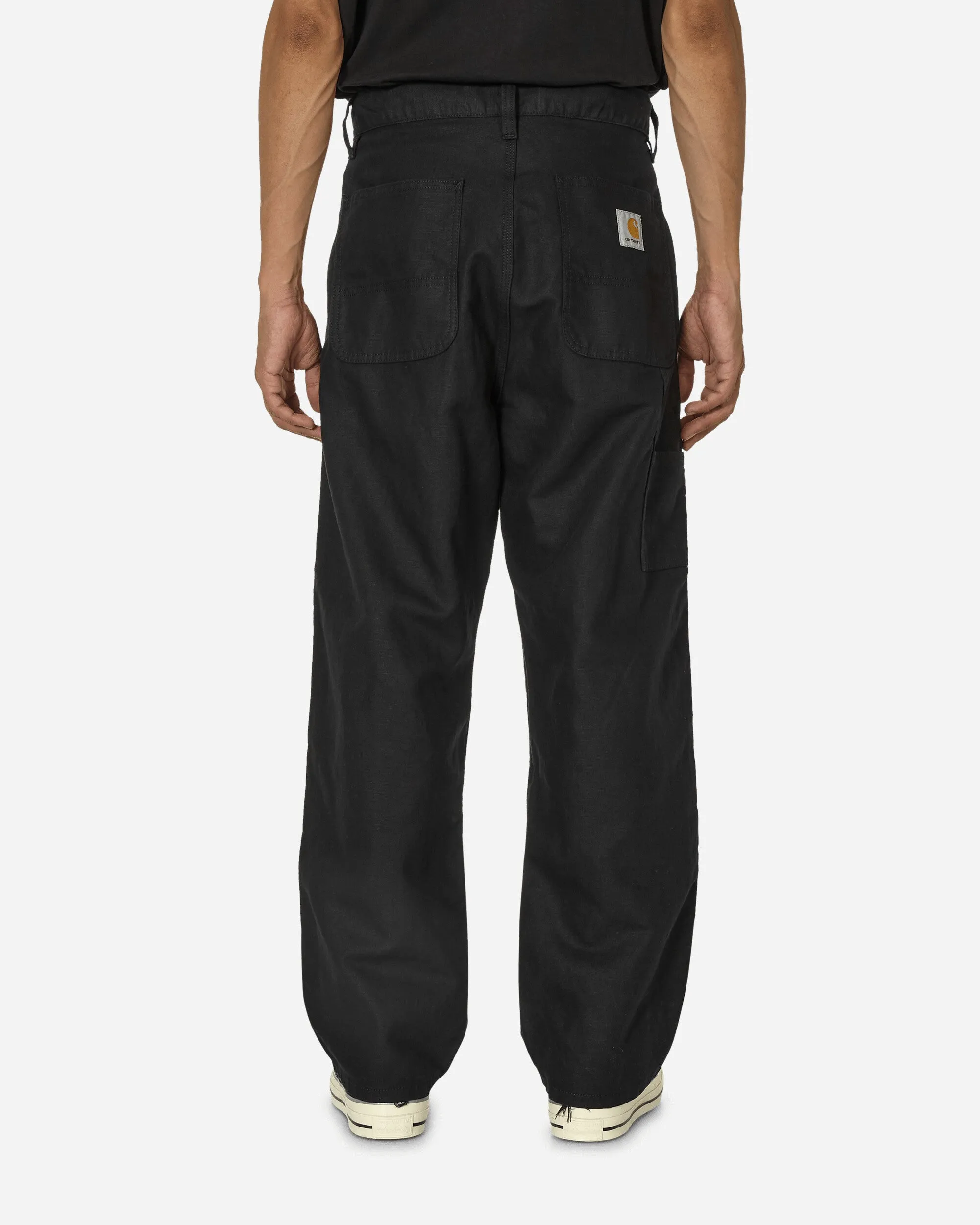 Walter Double Knee Pants Black (Rinsed)